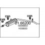 01.66200 MTS Глушник вихлопних газів кінцевий