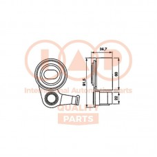 127-17040 IAP QUALITY PARTS Натяжний ролик ремінь ГРМ