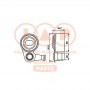 127-17040 IAP QUALITY PARTS Натяжний ролик ремінь ГРМ