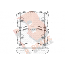 RB1929 R BRAKE КомплеК т гальмівних колодок, дискове гальмо