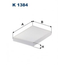 K 1384 FILTRON Фільтр повітря у внутрішньому просторі