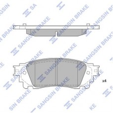 SP1827 Hi-Q Комплект гальмівних колодок дисковий гальм