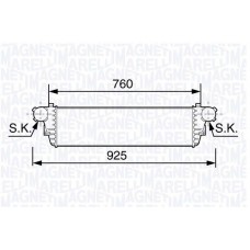 Интеркулер MAGNETI MARELLI 351319203480