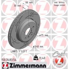 150.3483.54 ZIMMERMANN Гальмівний диск