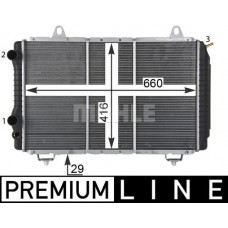 CR 499 000P MAHLE Радіатор охолодження двигуна