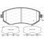 BPA0951.04 OPEN PARTS Комплект гальмівних колодок дисковий гальм