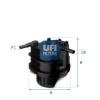 24.015.00 UFI Паливний фільтр