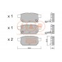 704-16102P IAP QUALITY PARTS Комплект гальмівних колодок дисковий гальм