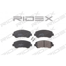 402B0173 RIDEX Комплект гальмівних колодок дисковий гальм