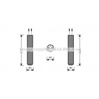 MTD236 AVA QUALITY COOLING Осушувач кондиціонера