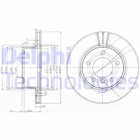 BG3899C DELPHI Гальмівний диск