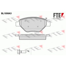 BL1899A3 FTE КомплеК т гальмівних колодок, дискове гальмо