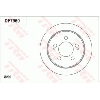 DF7960 TRW Гальмівний диск