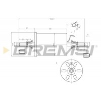 FE0845 BREMSI Паливний фільтр