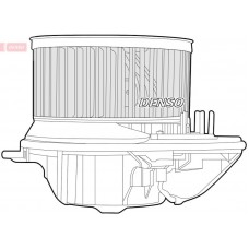 DEA07009 DENSO Вентилятор салону