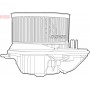 DEA07009 DENSO Вентилятор салону