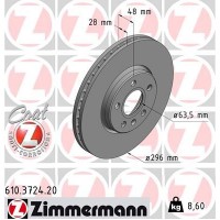 610.3724.20 ZIMMERMANN Гальмівний диск