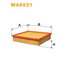 WA6621 WIX FILTERS Повітряний фільтр