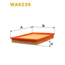 WA6239 WIX FILTERS Повітряний фільтр