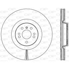 BDR2522.20 OPEN PARTS Гальмівний диск