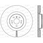 BDR2522.20 OPEN PARTS Гальмівний диск