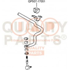 507-17051 IAP QUALITY PARTS Опора стабілізатора