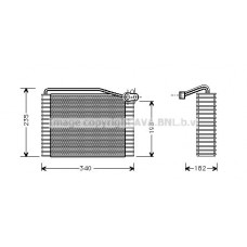 AIV149 AVA QUALITY COOLING Випарник кондиціонера