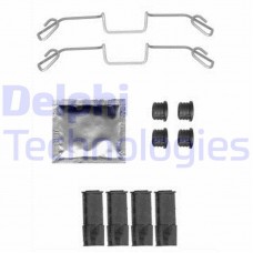 LX0583 DELPHI Комплектуючі колодки дискового гальма