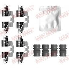 109-0161 QUICK BRAKE Комплектуючі колодки дискового гальма