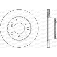 BDA1136.10 OPEN PARTS Гальмівний диск
