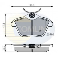 CBP01095 COMLINE КомплеК т гальмівних колодок, дискове гальмо