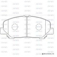SN695 ADVICS Комплект гальмівних колодок дисковий гальм