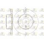 61448.10 ROADHOUSE Гальмівний диск
