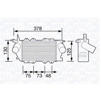 Интеркулер MAGNETI MARELLI 351319203490