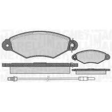 363916060514 MAGNETI MARELLI КомплеК т гальмівних колодок, дискове гальмо