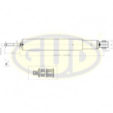 GSA343216 G.U.D. Амортизатор