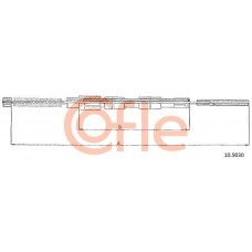10.9030 COFLE Тросик, cтояночный тормоз