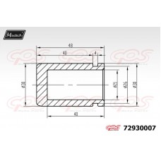 72930007 MAXTECH Поршень корпус скоби гальма