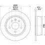 MDC1040 MINTEX Гальмівний диск