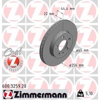 600.3259.20 ZIMMERMANN Гальмівний диск