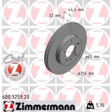 600.3259.20 ZIMMERMANN Гальмівний диск