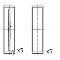 BM1024-050 FAI AutoParts Підшипник колінвалу