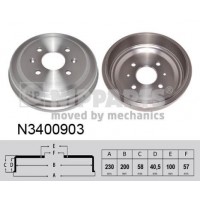 N3400903 NIPPARTS Гальмівний барабан