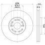 MDC2647 MINTEX Гальмівний диск