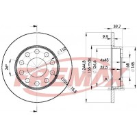 BD3637 FREMAX BRAKE DISC HIGH CARBON