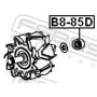 B885D FEBEST Підшипник кульковий (8x23x14)