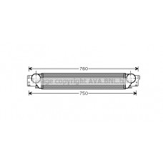 Интеркулер AVA QUALITY COOLING OL4442