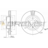 CD6330V BREMSI Гальмівний диск