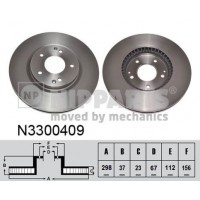 N3300409 NIPPARTS Гальмівний диск