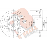 78RBD29066 R BRAKE Гальмівний диск